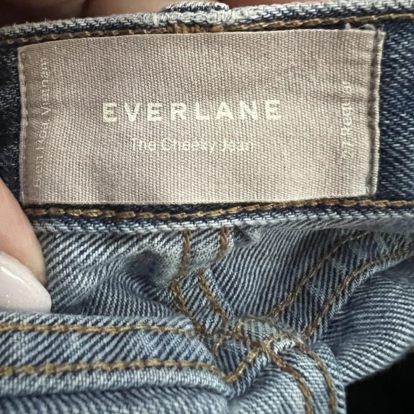 Everlane Women's Original Cheeky Straight Jeans Denim Blue Size 27 - Picture 9 of 10